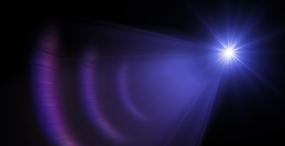 Abstract Lens Flare Background