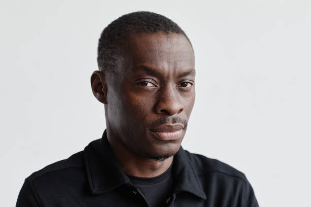 istock African American Man on White Close Up 1353291700