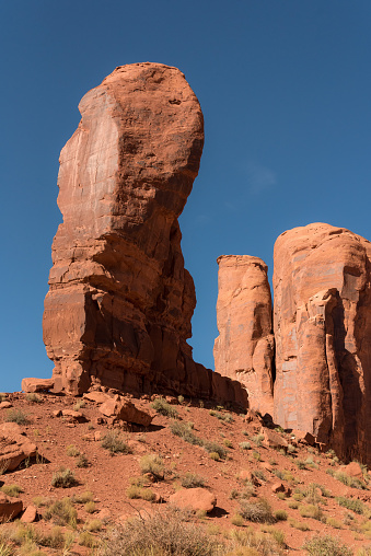 Panoramic landscape of Monument Valley from Artists Point, USA