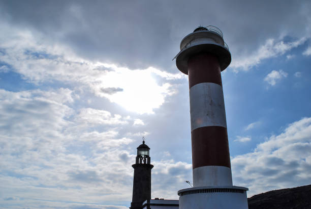 istock lighthouse at night, digital photo picture as a background 1353297061