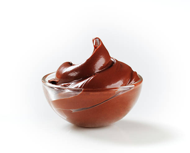 istock Chocolate cream in glass bowl 135329880