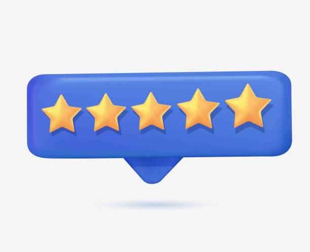 istock People Characters Giving Five Star Feedback. Vector customer review concepts. Reviews stars with good and bad rate. 1353300143