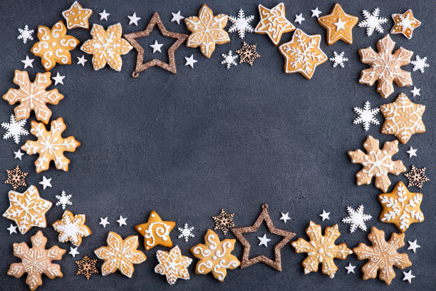 istock Christmas, New Year template, greeting card mockup 1353302055