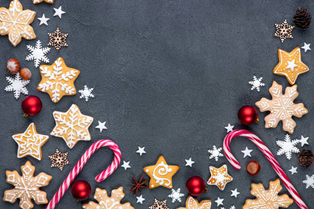 istock Christmas holidays, New Year greeting card mockup 1353302095