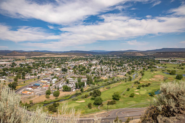 istock Prineville, Oregon Wide Angle Shot 1353308085