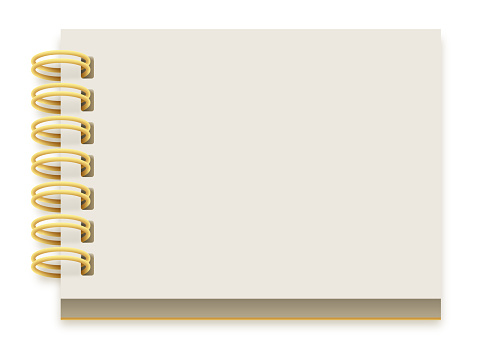 Notepad writing drawing reminder planning brainstorming pad with space for your copy.