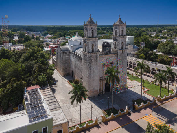 istock San Servasio church in Valladolid, Yucatan, Mexico 1353325791