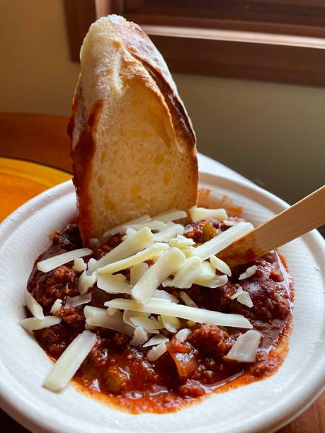 istock Delicious Chili and Sourdough Bread 1353327892