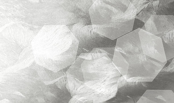 istock Silver Japanese paper texture abstract background 1353328898