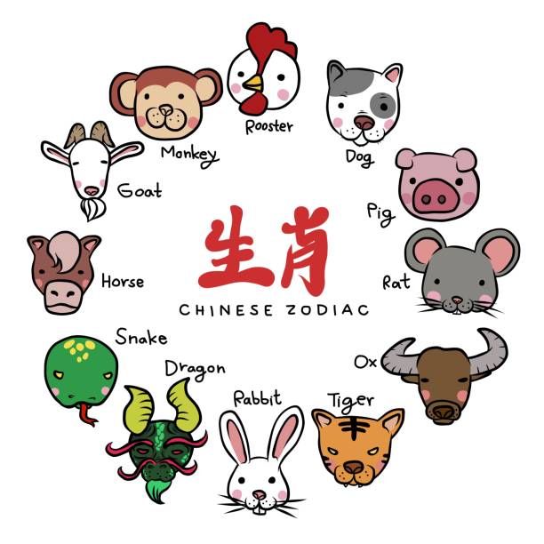 12 Chinese Zodiac Illustrations, Royalty-Free Vector Graphics & Clip Art -  iStock