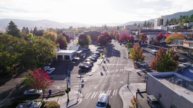 Aerial view of Ashland, OR
