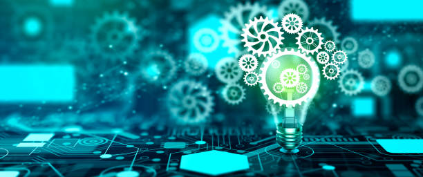 istock Business bright idea, Great idea for success, and Mixed media Concept. 3D Render. 1353336326