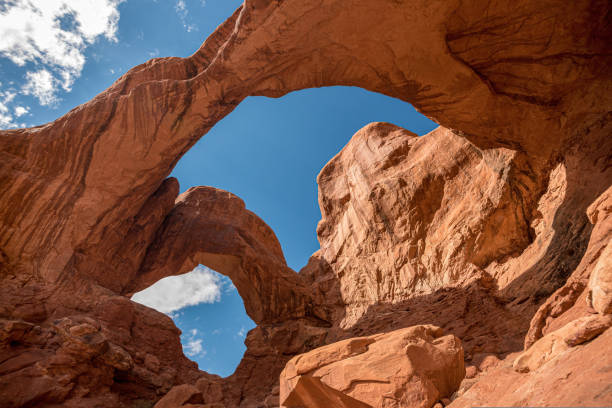 istock Magnificent Double Arch in Arches National Park 1353338193