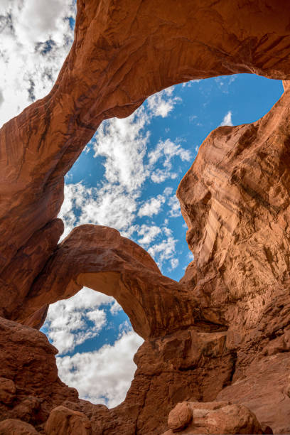 istock Magnificent Double Arch in Arches National Park 1353338217