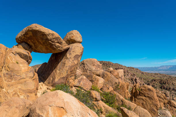 istock Scenic balanced rock in the Big Bend National Park 1353339344