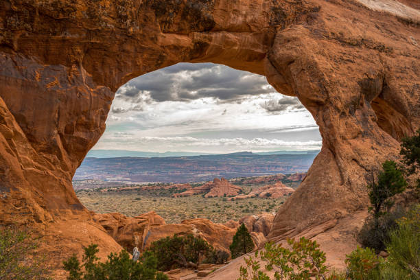 istock Great view on the Partition Arch in the Arches National Park 1353341212