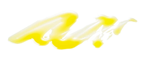 istock Olive oil dripped on a white background. Olive Oil Texture 1353349328