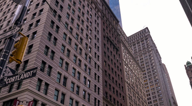 istock Financial district on Manhattan, New York. 1353350511