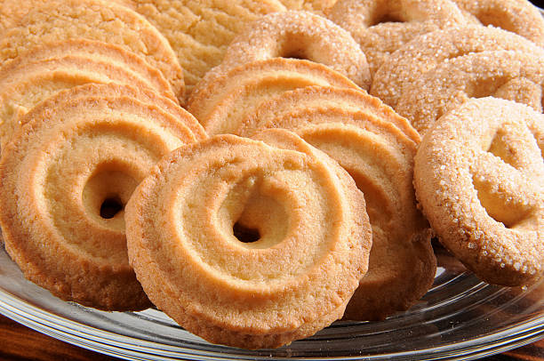 istock Tray of spiral Danish butter cookies 135335230