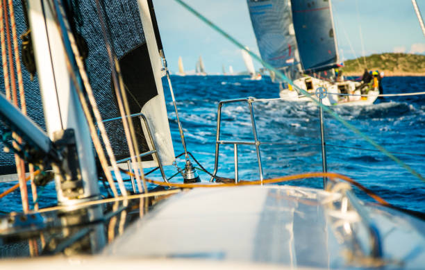 istock Sailing regatta on sunny autumn morning 1353354421