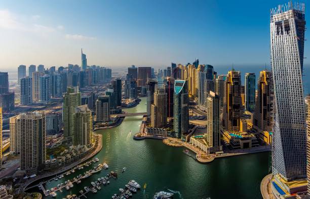 istock Amazing cityscape of Dubai, UAE. 1353357909