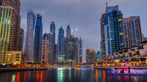 istock Amazing cityscape of Dubai, UAE. 1353358728