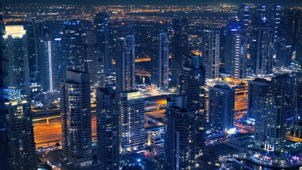 istock Amazing cityscape of Dubai, UAE. 1353359448