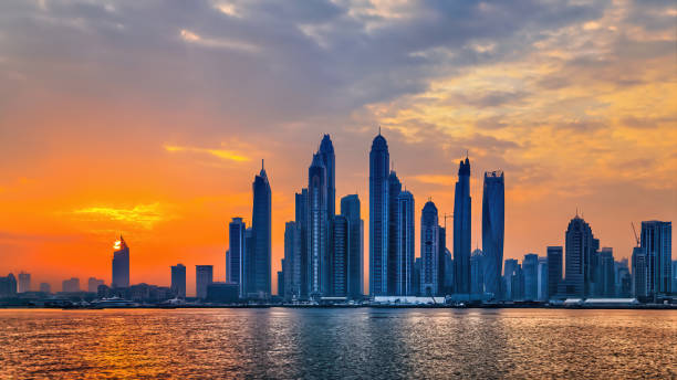 istock Amazing cityscape of Dubai, UAE. 1353360312