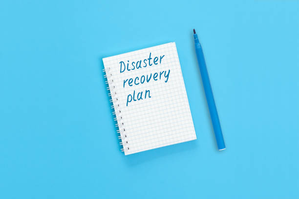 istock The text Disaster recovery plan is written on a notebook page 1353361651