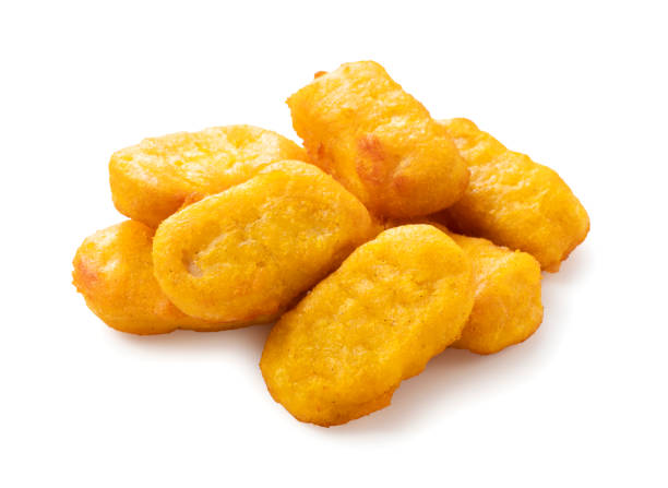 istock A lot of chicken nuggets on a white background. 1353364558