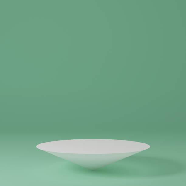 istock Product Stand in green room ,Studio Scene For Product ,minimal design,3D rendering 1353364974