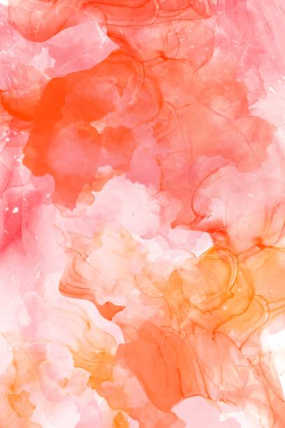istock Alcohol Ink Art. Abstract painting. Alcohol Ink walpler. 1353371065