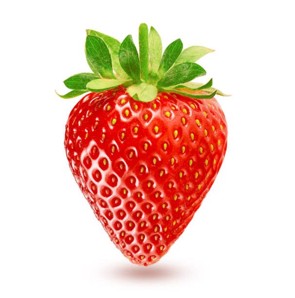istock Strawberry isolated on white background 1353373260