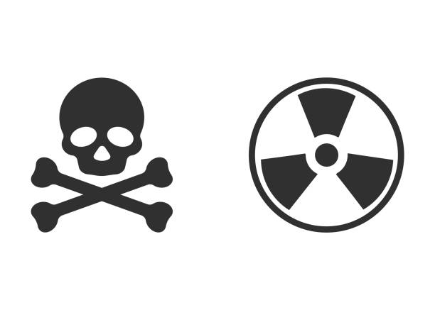 ilustrações de stock, clip art, desenhos animados e ícones de set of danger icon.vector illustration isolated on white background. - gas fired power station illustrations