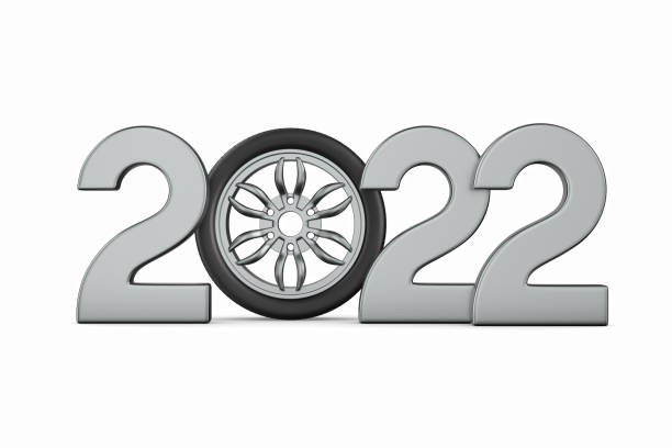 istock 2022 new year. Isolated 3D illustration 1353385083