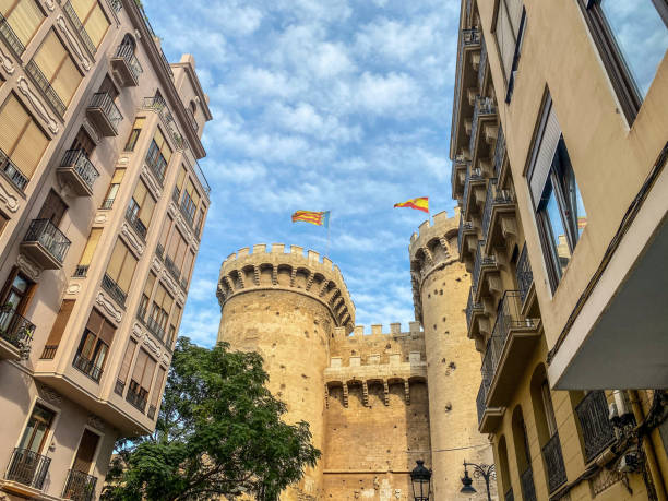 istock The Quart Towers in downtown Valencia, Spain 1353385808