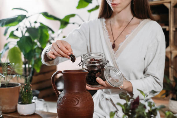 istock Cacao ceremony, heart opening ritual in atmospheric place 1353386559