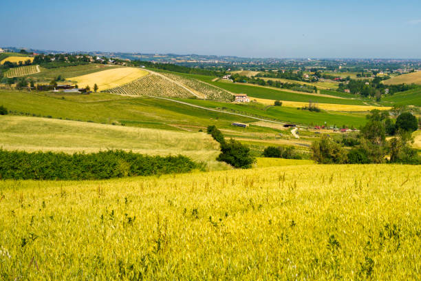 istock Rural landscape near Rimini and Verucchio, Emilia-Romagna 1353398154
