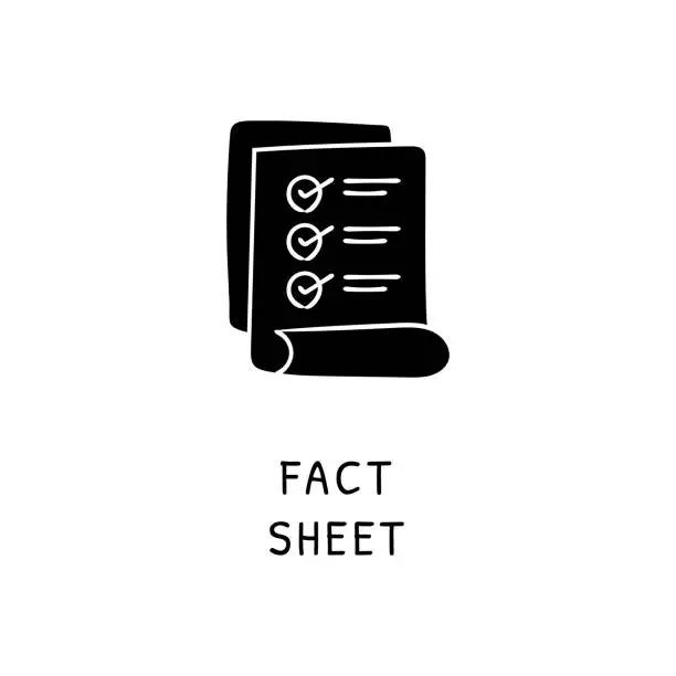 Vector illustration of FACT SHEET