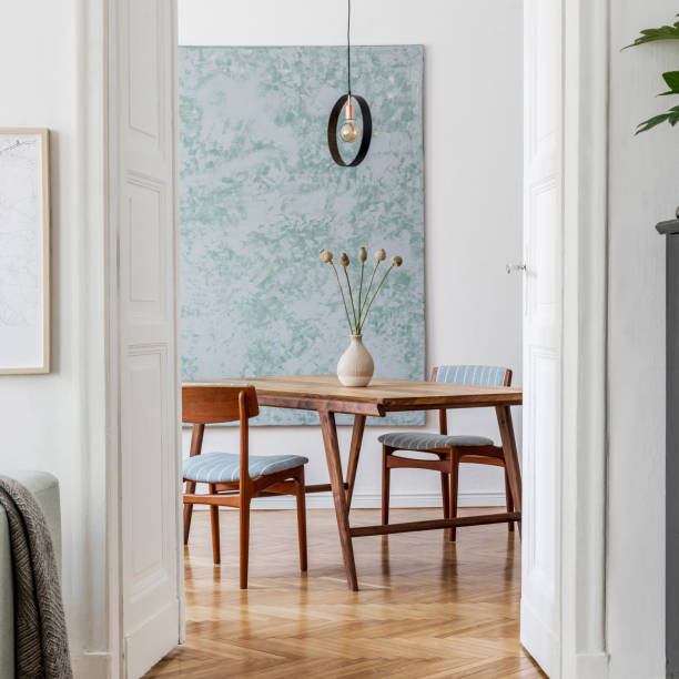 istock Modern scandinavian living room interior.Home decor. Interior design. Template. Ready to use. 1353404627
