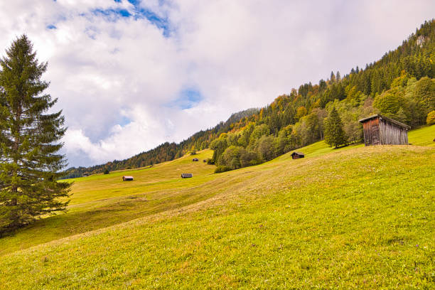 istock Beautiful Alpine landscape in Bavaria and Austria 1353413406