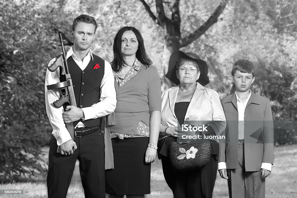 Мафия семьи - Стоковые фото 1950-1959 роялти-фри