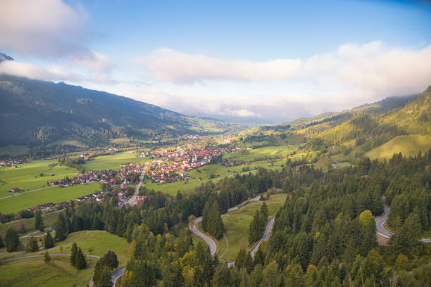 istock Beautiful Alpine landscape in Bavaria and Austria 1353415745