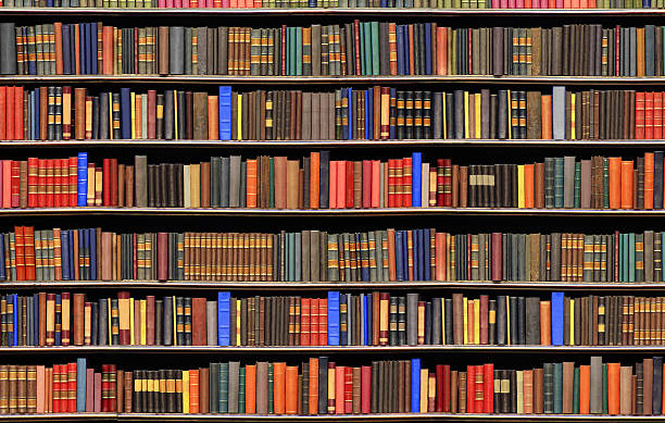 istock Old books in a library - BIG FILE 135341581