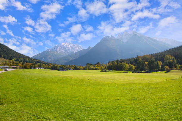 istock Beautiful Alpine landscape in Bavaria and Austria 1353417220