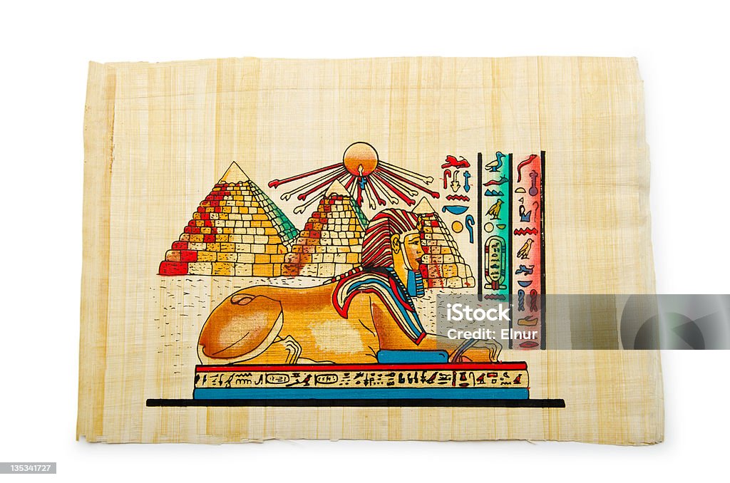 Papiro egiziano come sfondo - Foto stock royalty-free di Africa