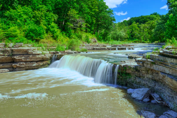 istock Waterfalls and Fall Colors-Cataract Falls- Owen County, Indiana 1353418138