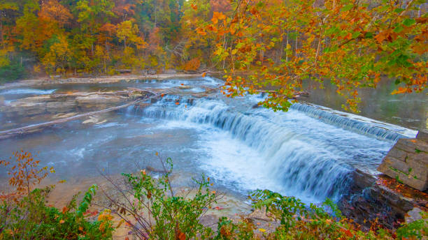 istock Waterfalls and Fall Colors-Cataract Falls- Owen County, Indiana 1353418146