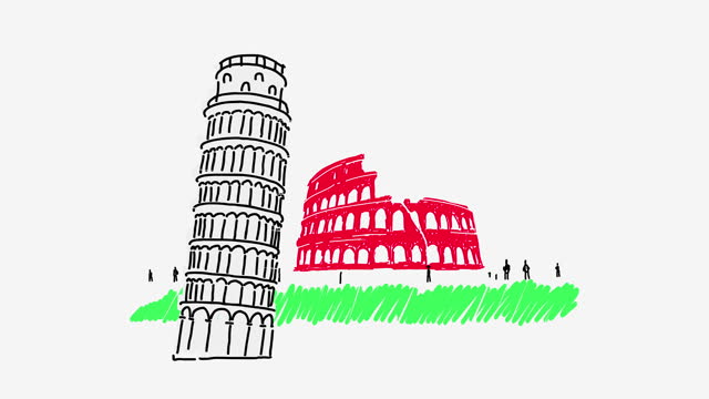 Animated Background Attractions In Italy