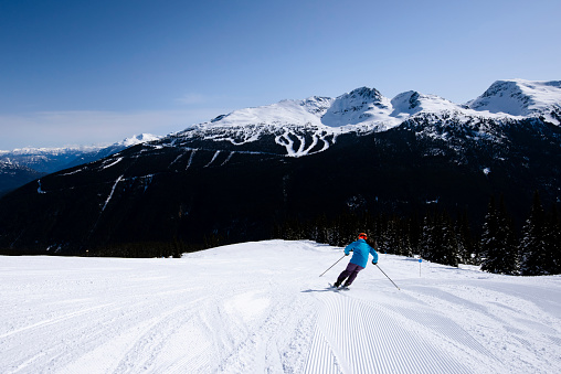 Best ski resorts in North America. Skiing in Whistler, Canada.